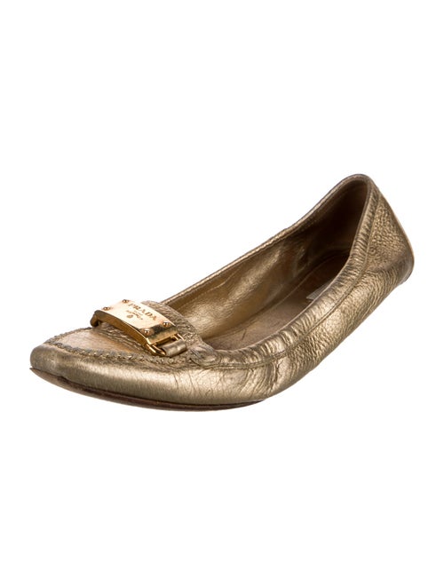 Prada Leather Ballet Flats