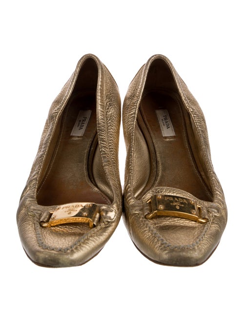 Prada Leather Ballet Flats