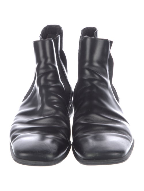 Prada Leather Chelsea Boots