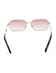Prada Square Gradient Sunglasses