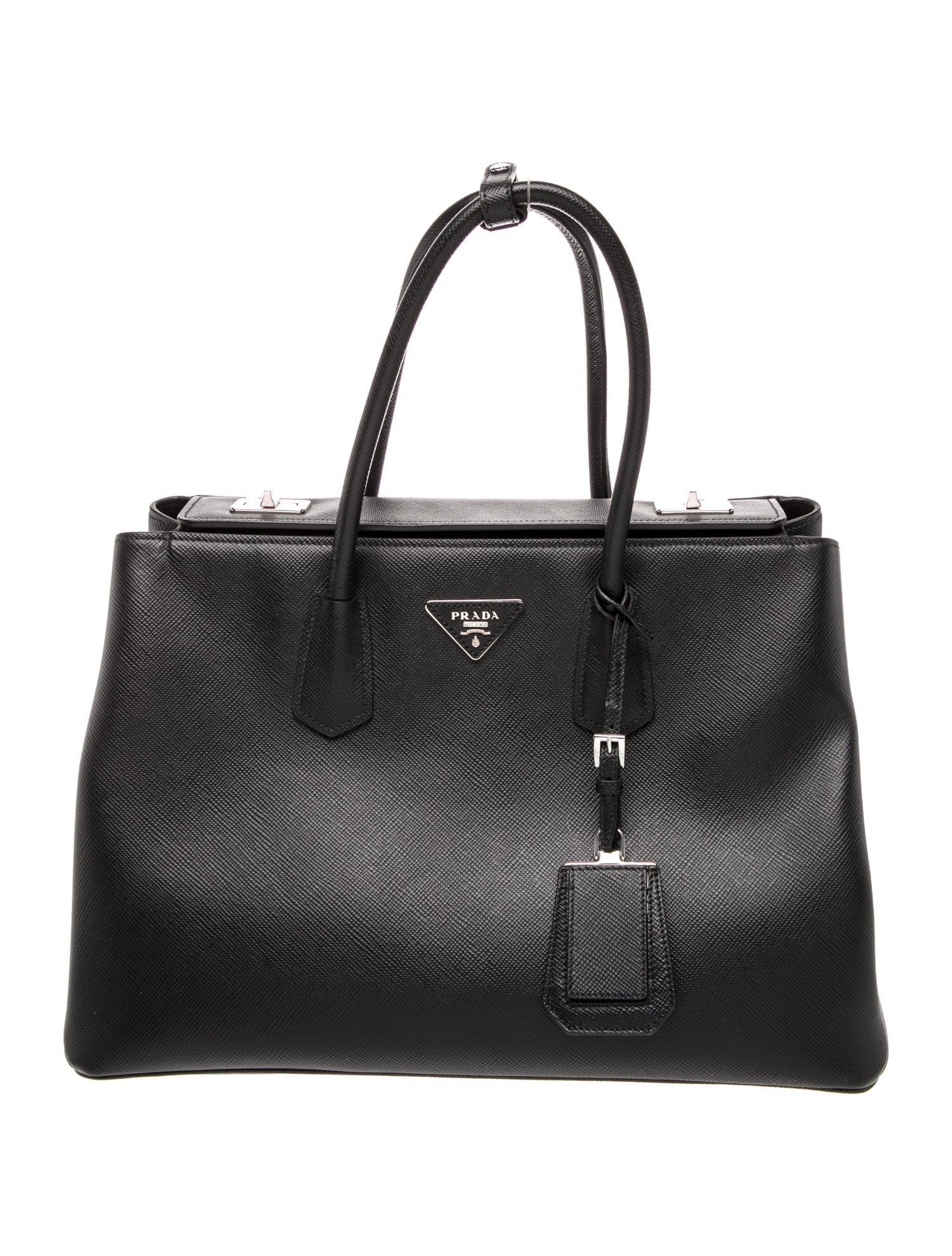 Prada Saffiano Cuir Leather Twin