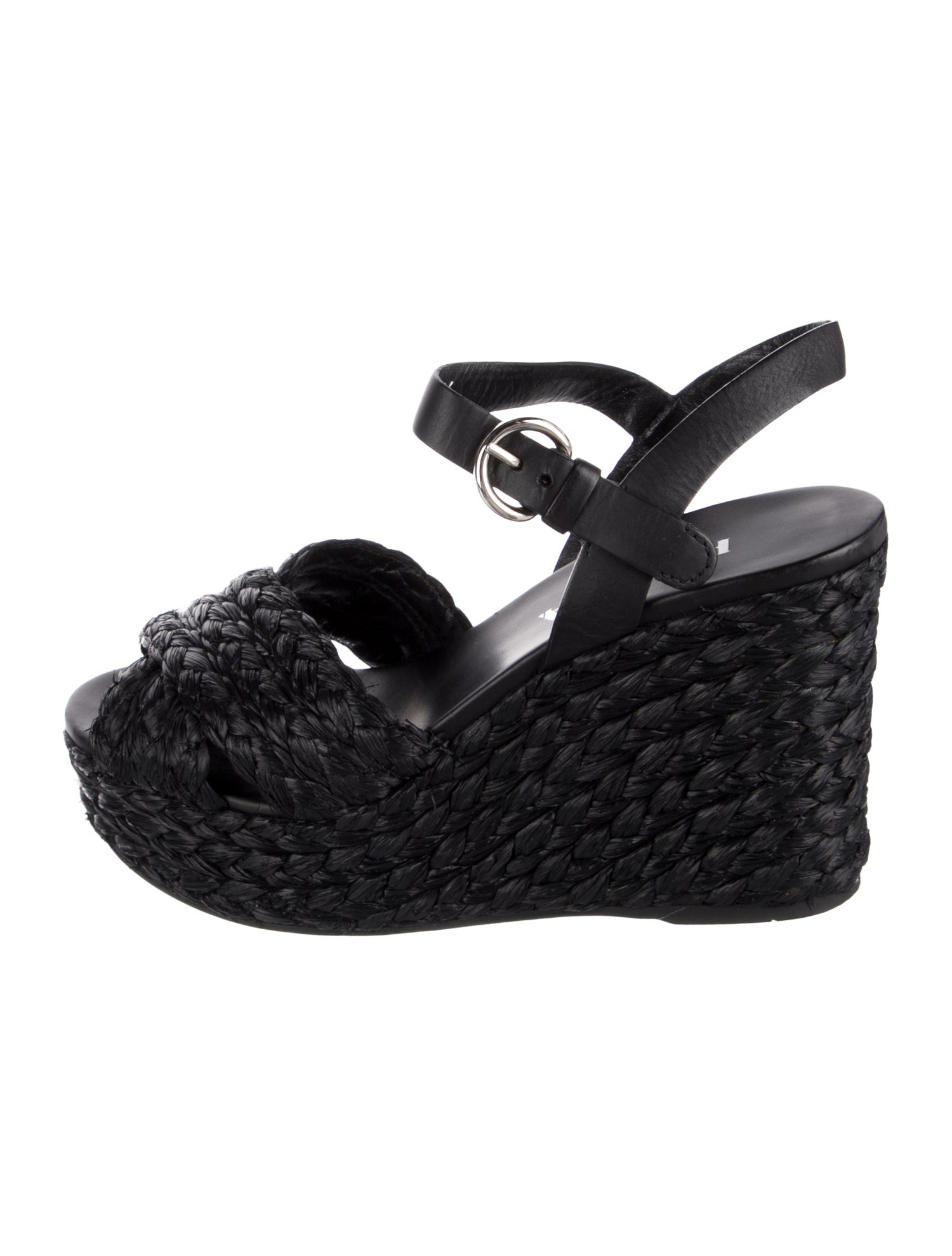 Prada Raffia Espadrilles