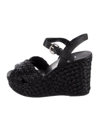 Prada Raffia Espadrilles
