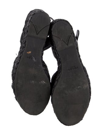Prada Raffia Espadrilles