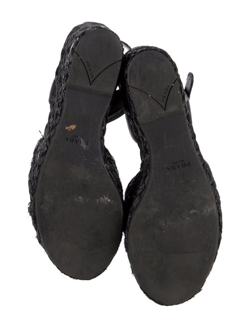 Prada Raffia Espadrilles