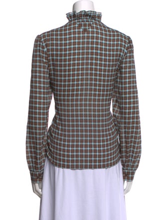 Prada 2025 "Georgette" Button-Up Top