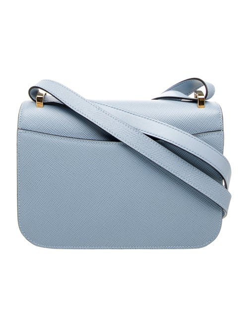 Prada Enameled Metal Triangle Emblème