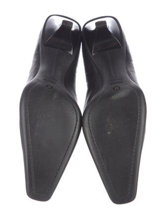 Prada Leather Bow Accents Pumps