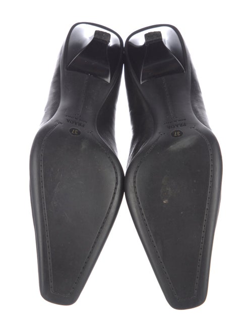 Prada Leather Bow Accents Pumps