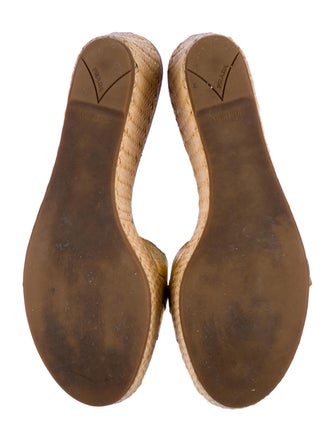 Prada Leather Espadrilles