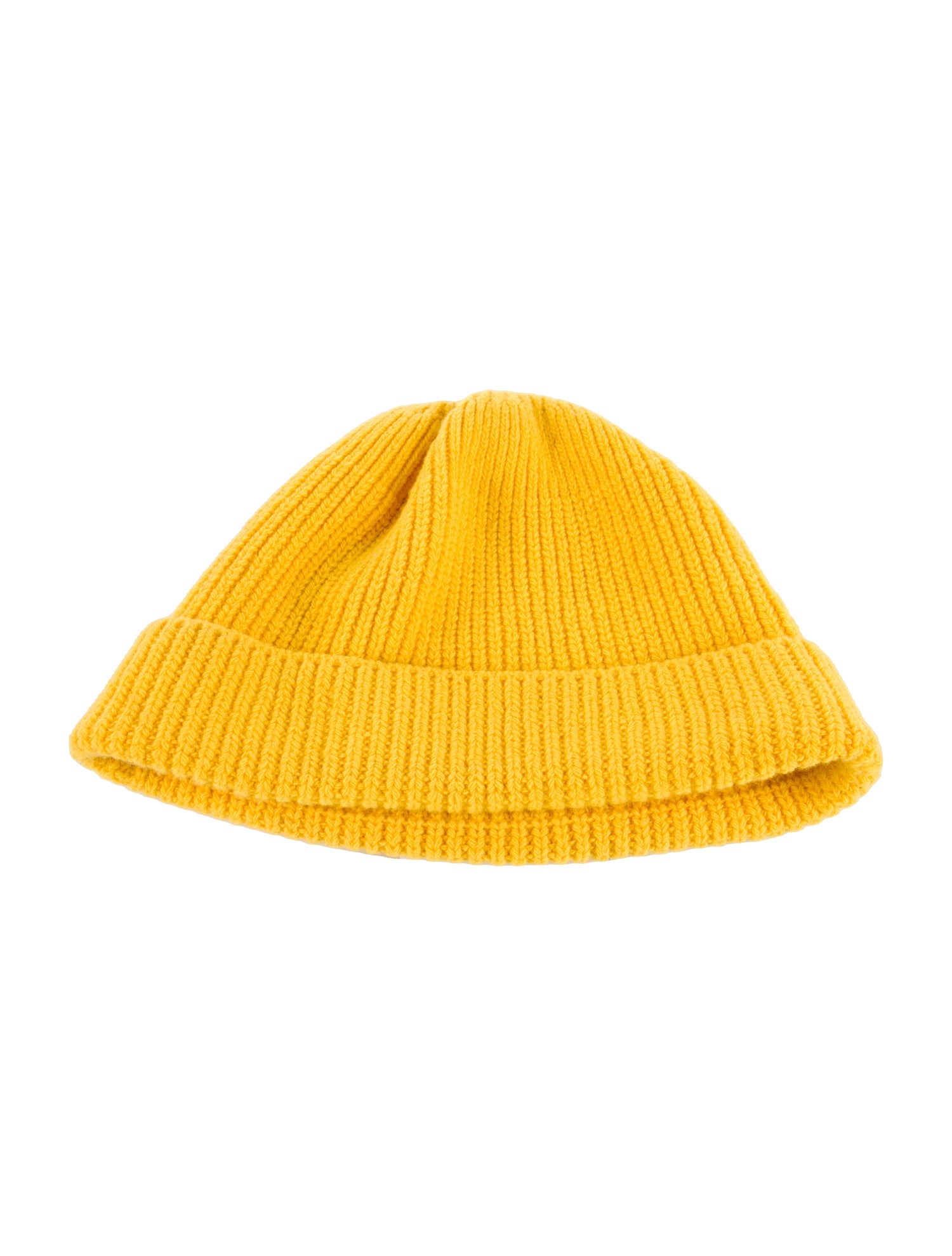 Prada Black Triangle Logo Wool Beanie