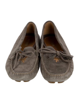 Prada Suede Moccasins