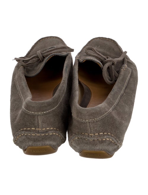 Prada Suede Moccasins