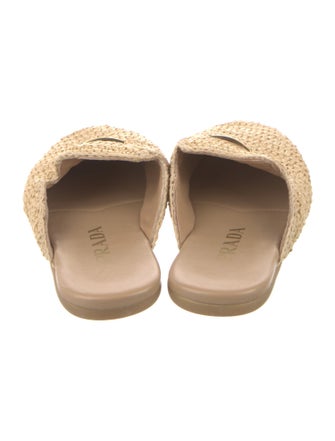 Prada Straw Mules