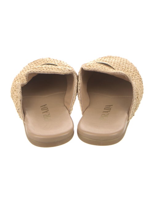 Prada Straw Mules