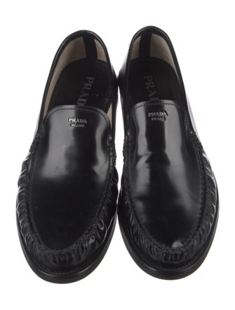Prada Leather Dress Loafers