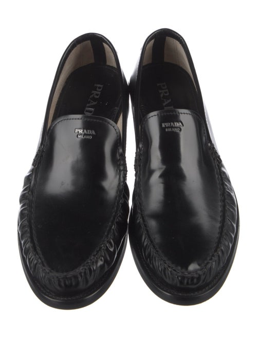 Prada Leather Dress Loafers