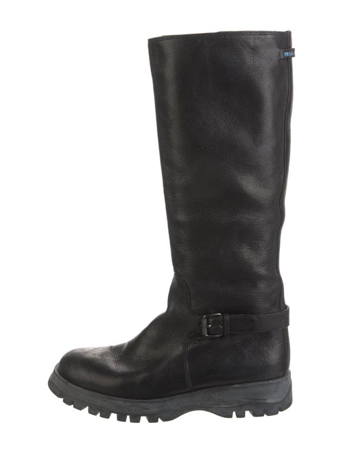 Prada Leather Riding Boots
