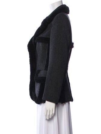 Prada 2014 Virgin Wool Fur Coat