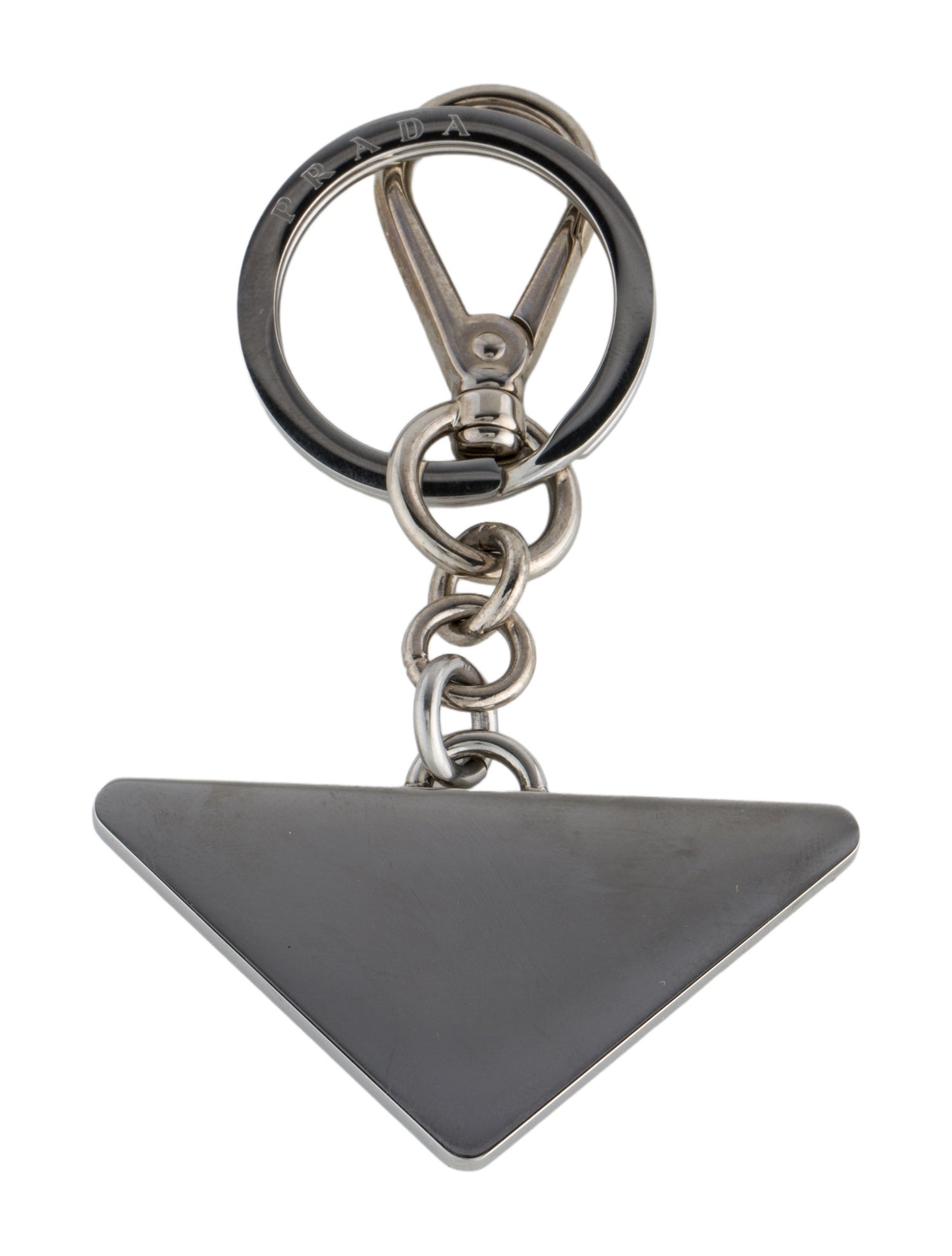 Prada Metal Keychain