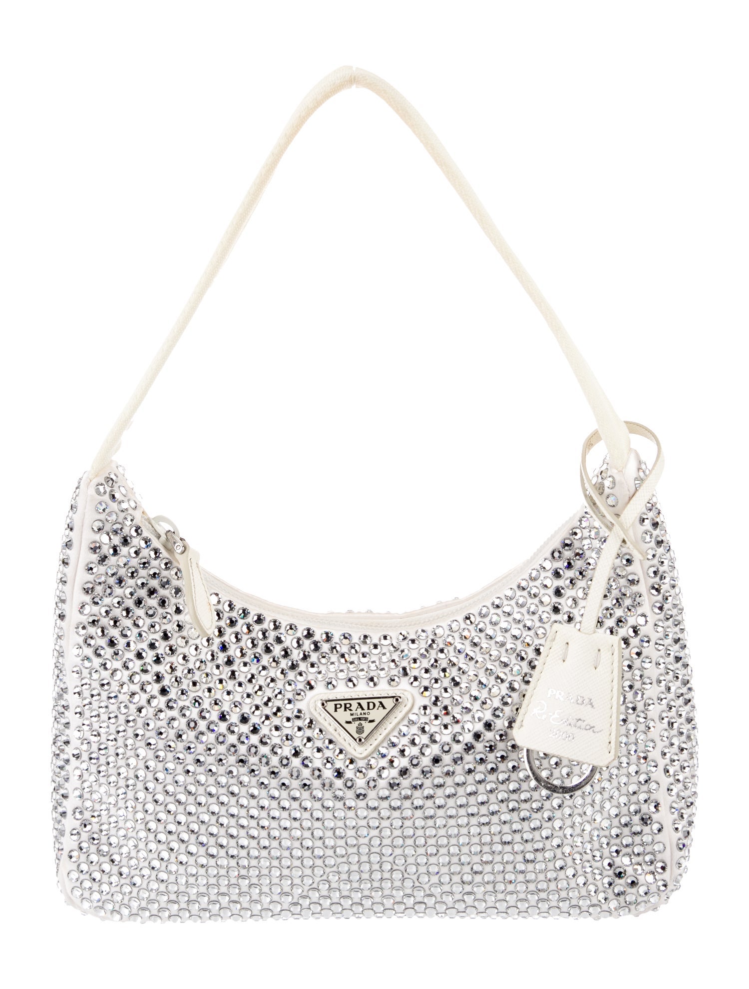 Prada Enameled Metal Triangle Re-Edition 2000