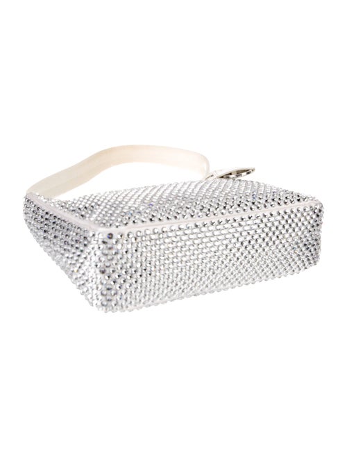 Prada Enameled Metal Triangle Crystal Re-Edition 2000