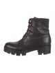Prada Leather Combat Boots