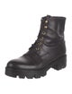 Prada Leather Combat Boots