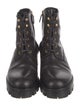 Prada Leather Combat Boots