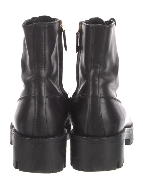 Prada Leather Combat Boots