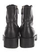 Prada Leather Combat Boots