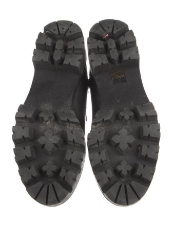 Prada Leather Combat Boots