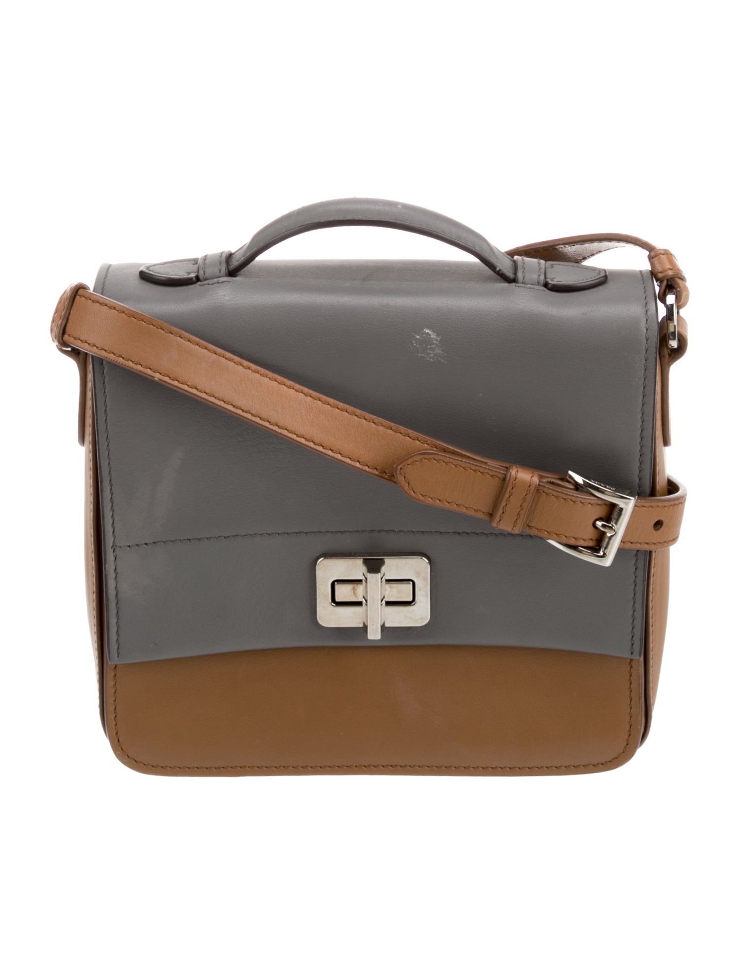 Prada City Calf Leather Top Handle Bag
