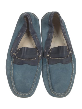 Prada Suede Leather Trim Embellishment Drivers