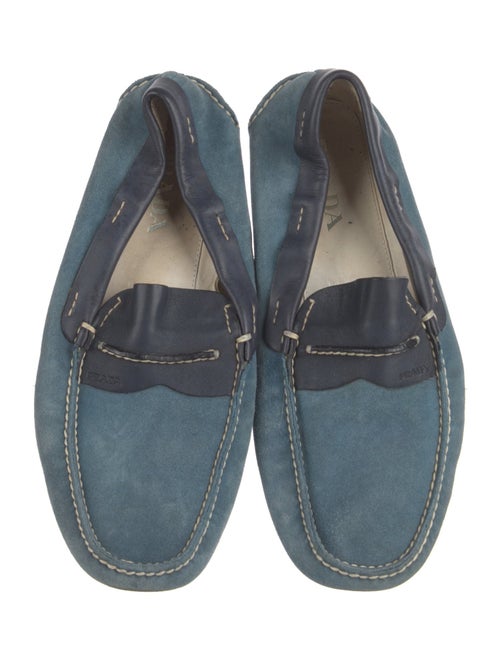 Prada Suede Leather Trim Embellishment Drivers
