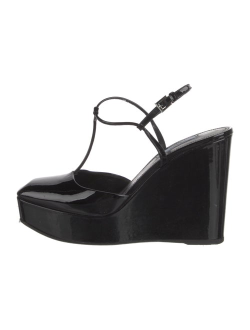 Prada Patent Leather T-Strap Pumps