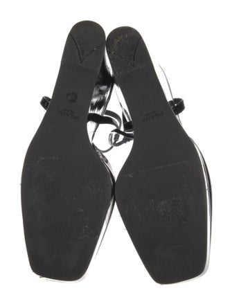 Prada Patent Leather T-Strap Pumps
