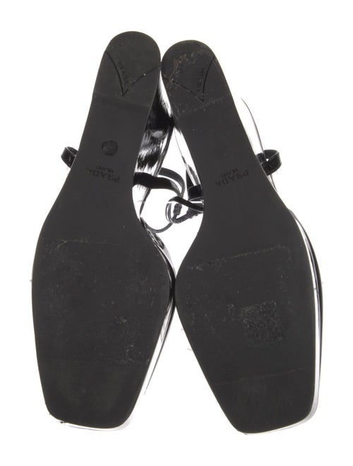 Prada Patent Leather T-Strap Pumps