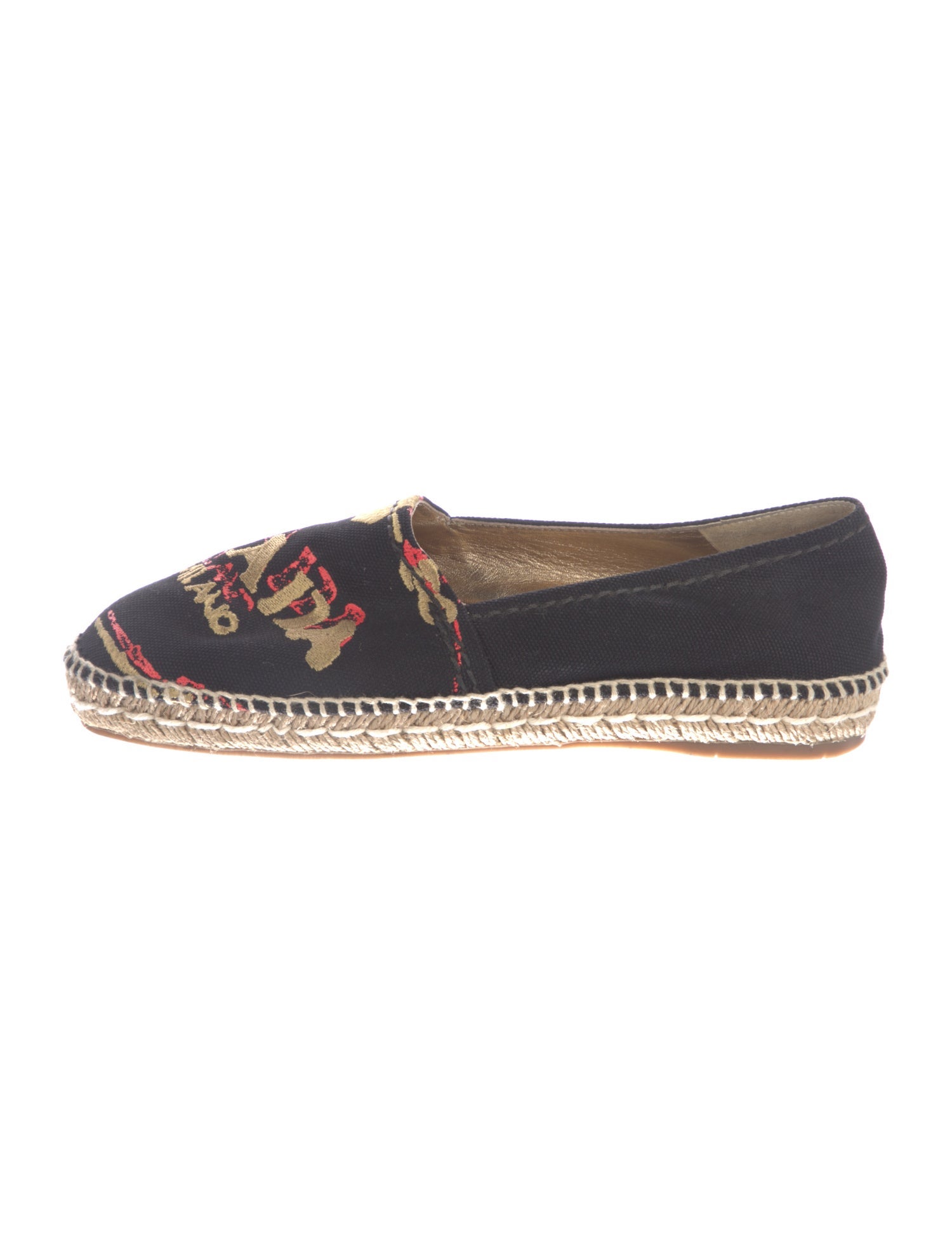 Prada Canvas Printed Espadrilles