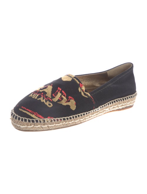 Prada Canvas Printed Espadrilles