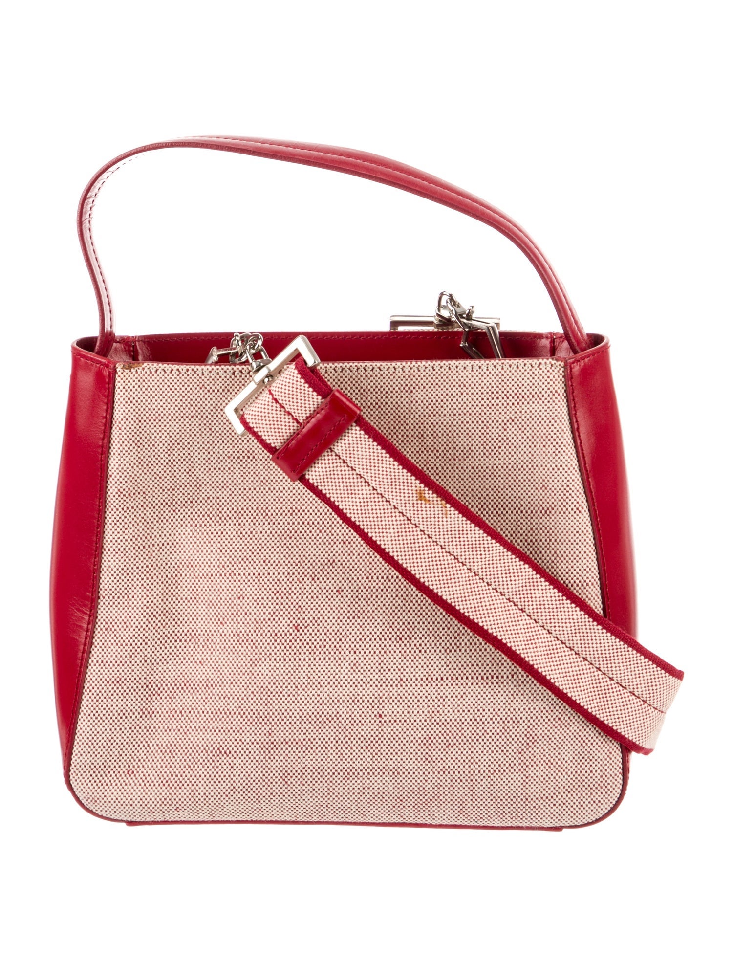 Prada Canvas Top Handle Bag Vintage