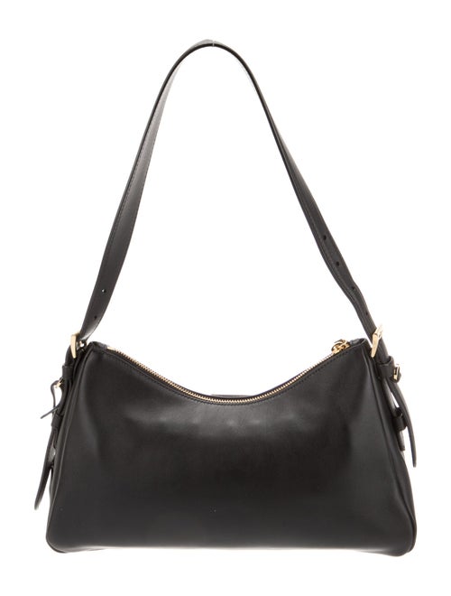 Prada Enameled Metal Triangle Aimee Medium