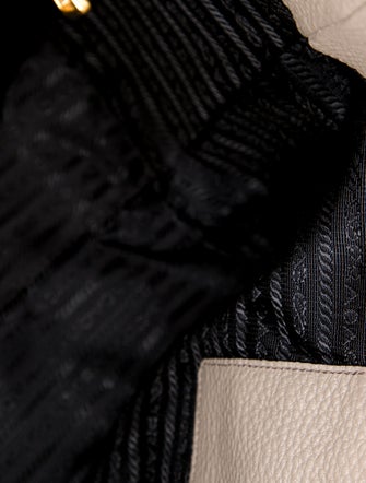 Prada Vitello Daino Leather Weekender Bag