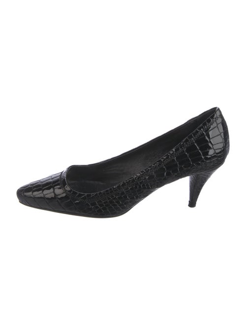 Prada Embossed Leather Pumps