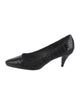 Prada Embossed Leather Pumps