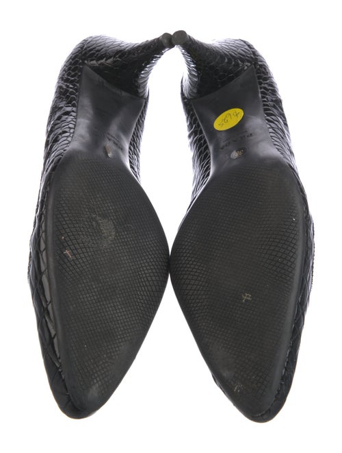 Prada Embossed Leather Pumps