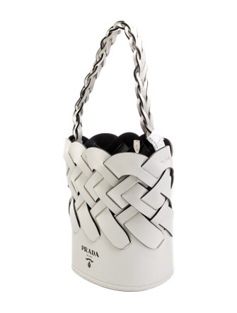 Prada Signature Tress Bucket Bag