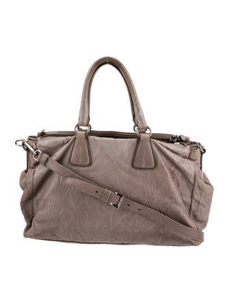Prada Nappa Leather Top Handle Bag