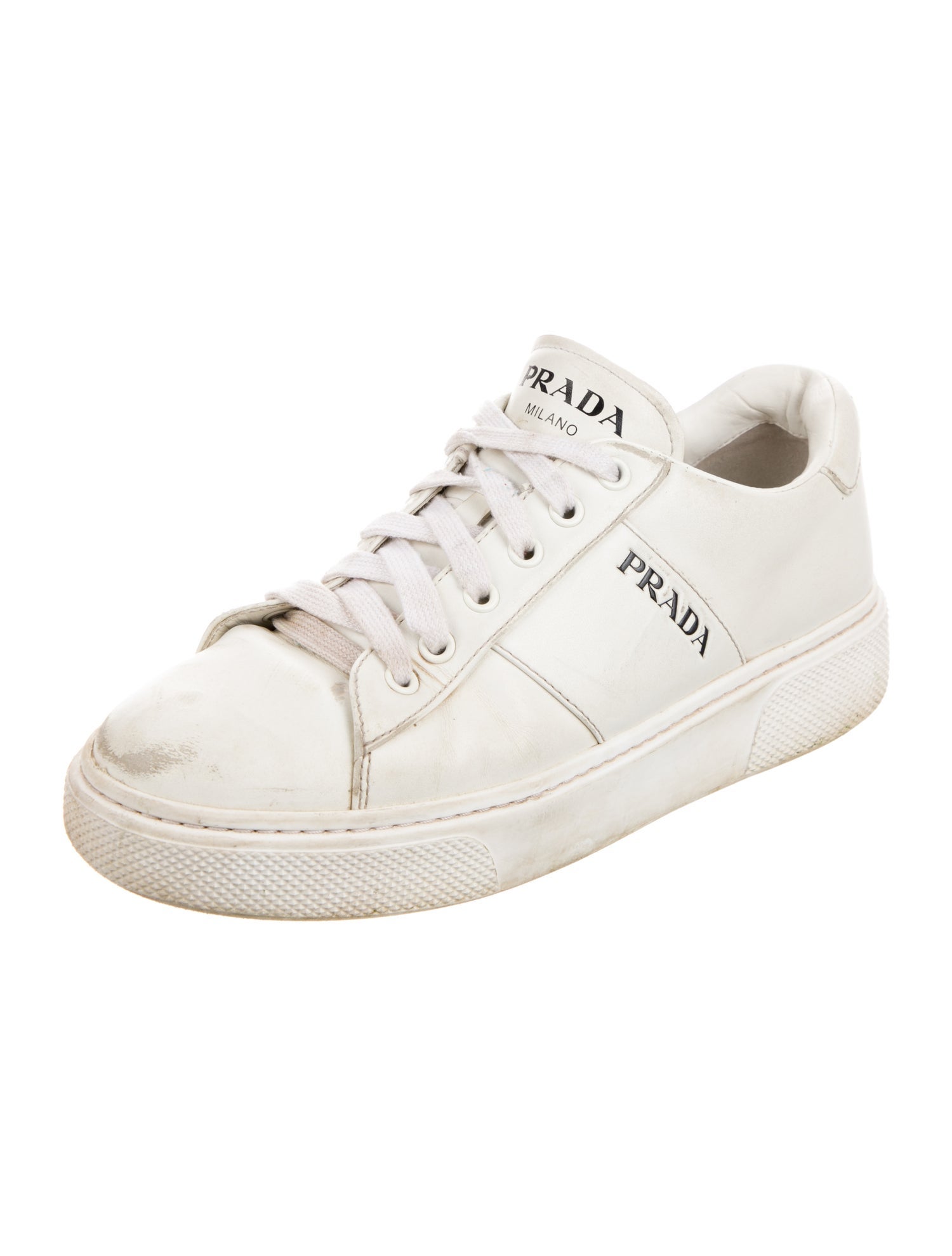 Prada Leather Sneakers