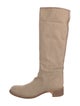 Prada Canvas Riding Boots